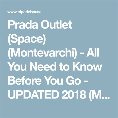 prada space outlet montevarchi italy.